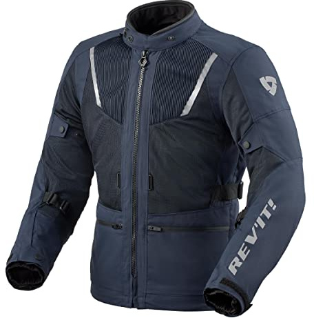 REV'IT! Revit Levante 2 H2O Motorrad Textiljacke, dunkelblau, L