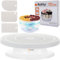 Ruhhy Piatto girevole per torte, set di accessori da forno, disco girevole per torte 18908