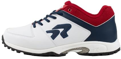 Ringor Flite Softball Turf Schuhe - Leichte und langlebige Softballschuhe für Damen - Größen 38-47, American Spirit, 41 EU, 4842