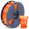 SUNLU PLA Filament 1.75mm Transparente, 3D Drucker Filament PLA 1.75mm +/- 0,02mm, Einfach zu Verwenden, Anfängerfreundlich, Passend Für Sie Meisten FDM 3D Drucker, 1KG Spule. (Transparent Orange)