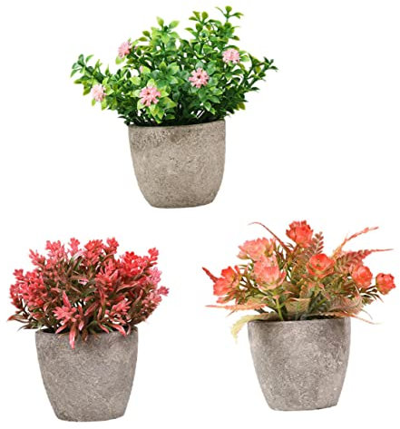 TOYANDONA 3stücke Künstliche Bonsai Tischpflanzenornamente Aus Bonsai-Verzierungen Für Gartengestaltung Künstliche Pflanzenattrappen Dekorationen