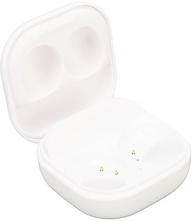 for Samsung Galaxy Buds 2 Case Replacement, Galaxy Buds 2 Charging Case Replacement, with Charging Cable (SM R177 White)