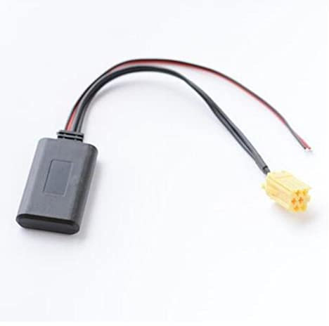 AANAN Adaptateur Bluetooth sans Fil for autoradio Mini ISO 6 Broches Compatible avec Fiat 500 Bravo Doblo Ducato Panda Punto Stilo