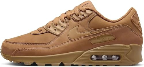 Nike FZ5102-299 Nike Air Max 90 Premium Herren Flax/Wheat-Gum Light Brown EU 38.5
