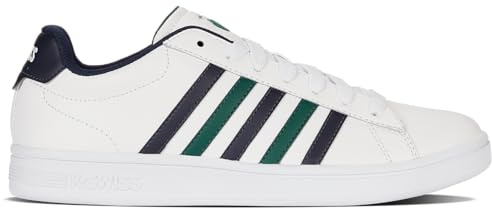 K-Swiss Men Court Tiebreak Ii Sneaker, Wht Peacot Rainfrst, 7 UK