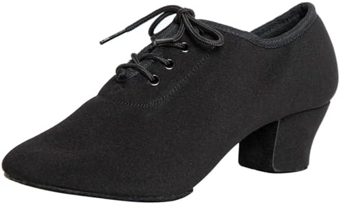 Asyusyu Dance Shoes for Women Ballroom Dancing Shoes 1.5 Heel Latin Dance Shoes