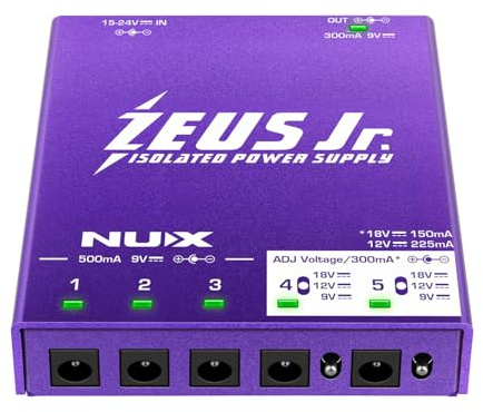 Zeus Jr. Guitar Pedal Power Supply