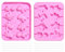 UR URLIFEHALL Lot de 2 moules à glace en silicone avec bâtonnets en forme de dinosaure pour chocolat, yaourt, bonbons, crème glacée, gelée