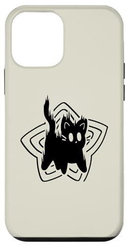 Y2K 90er Niedliche gruselige Katze Kater Hülle für iPhone 12 mini