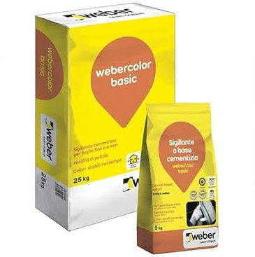 Sellador de cemento para juntas de 0a4 mm-Webercolor basic-5kg-perla