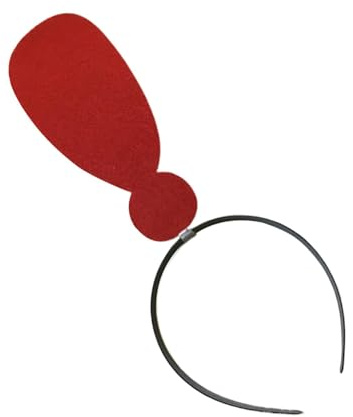 Serre-tête avec point d'exclamation - Accessoire de cheveux fantaisie pour photomaton - Fournitures de fête