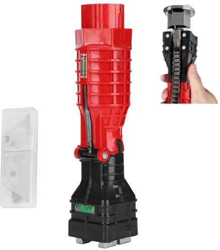 Beufee Llave de baño de fregadero multifuncional, herramientas de plomería de instalador de grifo Apreten Desmontaje de llave de grifo de llave de llave del lavabo del fregadero