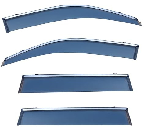 Car Wind Deflectors, for Audi A3 Sportback MK2-8P 2004-2012 Rain Guards Window Visor in-Channel Side Shatterproof Sun Visor Reduced Wind Noise Easy Installation
