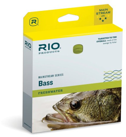 RIO PRODUCTS Unisex-Erwachsene Fliegenschnur Mainstream Bass/Hecht/Panfish Wf7F, gelb, 7 Weight