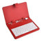 7'' Inch Red Leather Case Cover USB Keyboard+Stylus For 7 inch Tablets