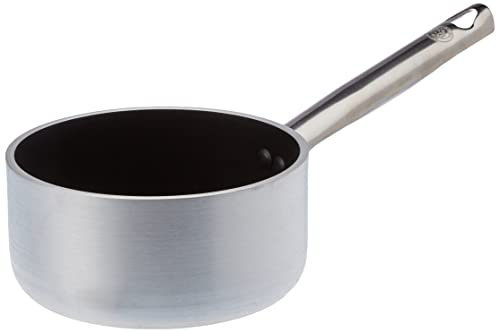 Pentole Agnelli ALSA2105S16 Casseruola Alta con Manico, Alluminio, Argento, 16 cm