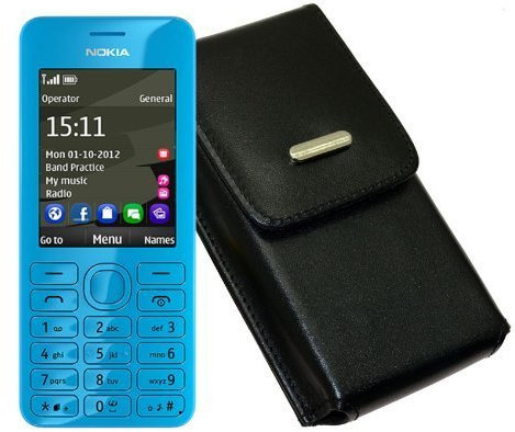 Köchertasche Etui für Nokia 150 | Nokia 150 Dual-SIM Ledertasche Vertikaltasche mit einer Gürtelschlaufe auf der Rückseite
