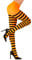 W WIDMANN MILANO Party Fashion - Collants, rayés, 70 DEN, Halloween, déguisements de carnaval