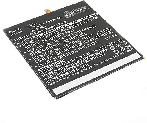 cellePhone Akku Li-Polymer kompatibel mit Xiaomi Mi Pad 7.9 (Ersatz für BM60) - 6500 mAh