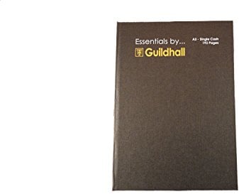 Exacompta - Ref GES461Z - Guildhall - Essentials Single Cash Account Book, A5, 148 x 210mm, 192 Pages of 80gsm Pre-Printed Paper - Receipts, Expenses, Summaries
