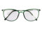 JINTN Ultraleichter Nerd Brille Ohne Stärke Flacher Spiegel Lesebrille Sonnenbrille Vintage Look klare Linse für Damen und Herren