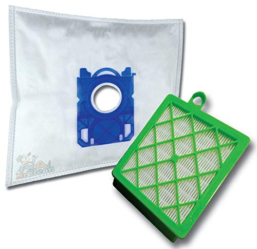 10 x Mr.Clean Staubsaugerbeutel + Hepa Filter (H13) geeignet für AEG Typ LUC1
