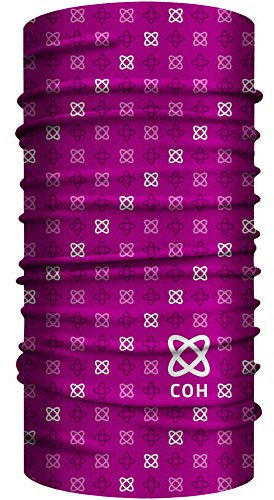 Club of Heroes Sport Bandana, nahtloses Multifunktionstuch 25 x 50 cm aus weicher Mikrofaser/Coolmax atmungsaktiv Schlauchschal Halstuch Kopftuch Mundschutz Schal Tuch Loopschal COH (Pink-Rosa)