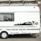shuangmu Auto Vinyl Aufkleber, Gebirgsbaum Wald Muster Lange Gestreifte Auto Aufkleber Körper Vinyl Aufkleber Aufkleber Für Auto, Wohnwagen, LKW, Wohnmobil, Van