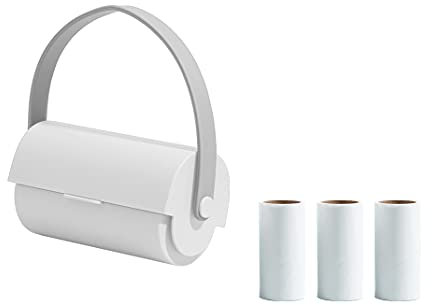 MARMODAY Lot de 3 rouleaux de rechange pour vêtements, tapis, sièges de voiture - Blanc