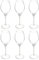 Secret de Gourmet - Lot de 6 Verres à Vin Silvia 34cl Transparent