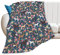 exroozy Pferdedecke, Geschenk für Mädchen und Frauen, niedliche Tierpferde, Blumen, Fleece-Flanell-Überwurfdecken, weiche, leichte Plüschdecke für Pferdeliebhaber, Dekoration, Bett, Sofa, 127 x 40 cm