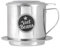 VietBeans Filtre Vietnamien Phin - Passoire à Café - Presse Pour 1 Tasse - Réutilisable en Acier Inoxydable - 100 ml