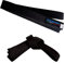 mmasport Ceinture Karaté Belt Judo Aikido Taekwondo Arts Martiaux en Coton (300 cm, noir)