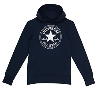Converse Unisex Kapuzenpullover für Kinder, Standard Kapuzenpullover für Jungen (1er Pack)