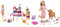 Barbie GRG90 - Puppe und Haustiersalon-Spielset mit 4 Haustieren, Farbwechsel-Fellpflegefunktion und Zubehör & HCK75 - Welpen-Spielset Puppe (ca. 29 cm, mit blonden Haaren), Hündin