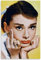 LBMED GemäLde Auf Leinwand Audrey Hepburn Mittelfinger für Familiendekor Wandkunst Malerei Poster Druckt Bilder 23.6x35.4(60x90cm) Kein Rahmen
