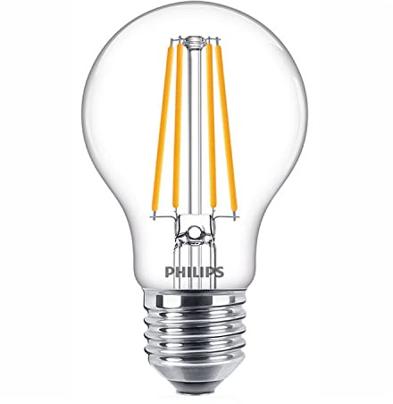 PHILIPS Corepro LED Glühbirne E27 Birne Klar 8.5W 1055lm - 840 Kaltweiß | Ersatz für 75W