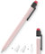 LJFLYXRI Compatible for Apple Pencil 2nd Gen Silicone Sleeve,Roll-Off Prevention Perfect Comfortable Silicone Feel with Pen Clip Protective Case with Replace Nib and Fiber Nib Cover (Pink)