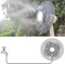 Kit de brumisation portable pour ventilateur, ventilateur avec vaporisateur d'eau, brumisateur portable pour enfants, refroidissement des animaux domestiques(Black,5m)