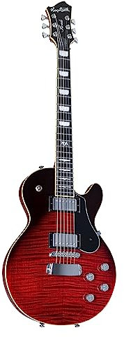 Hagstrom Swede Crimson Flame - Single Cut E-Gitarre