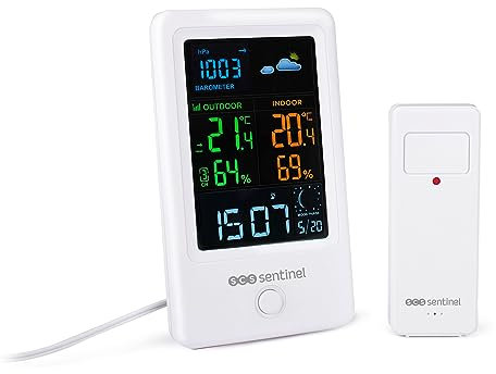SCS Sentinel - HCN0076 - Wetterstation mit drahtloser Außensonde - Meteocolor