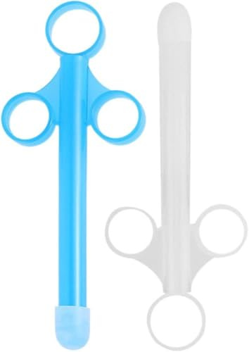 Schmiermittel Applicator,Spritze Anal,Vagina Syringe,Lube Tube Spritzen,Gleitmittel Gleitgel Spritze Applikator,Wiederverwendbar Schmiermittel,Lubricant Launcher, 2 Stück