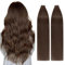 TESS Tape Extensions Echthaar 100g Mittelbraun 40 pcs Remy Human Hair Echthaar Extensions Tape 45 cm Tape-Haarverlängerungen Glattes (45 cm-#4 Mittelbraun)
