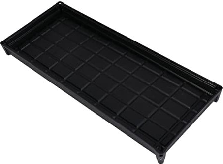 CAXUSD Bandeja de Maceta de Drenaje de plástico Rectangular Plantas Negras Bandeja de Plantas maceteros Bandeja de jardín Bandeja Espesa rectángulo Bandeja de Drenaje