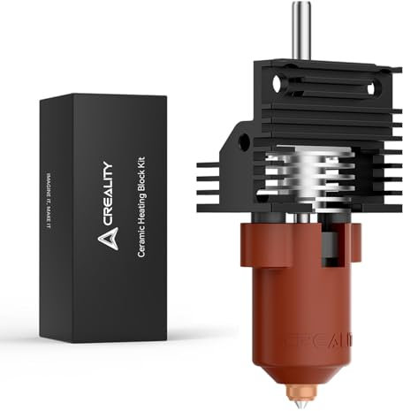 Creality K1-Serie Keramik Heizblock Kit mit Schnellwechsel Düse, 3D-Drucker Hotend Kit Unterstützt 300°C Hohe Temperatur und 600mm/s Hochgeschwindigkeitsdruck,60W Schnelles Aufheizen für K1/K1C/K1 Max
