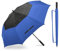 ZOMAKE Regenschirm Groß Sturmfest,XXL Großer Golf Umbrella Sturmfester Automatik,Schirm Windfest Schwarz,Golfschirm Stabil für Herren Damen 2 Personen(Schwarz-Marineblau)
