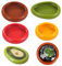 volumoon 4 Piezas Aguacate Saver Holder, Soportes para Tomates, Contenedores de Almacenamiento de Frutas y Verduras, Caja para Frutas, Aguacate Titular, Contenedor de Limones Frescos