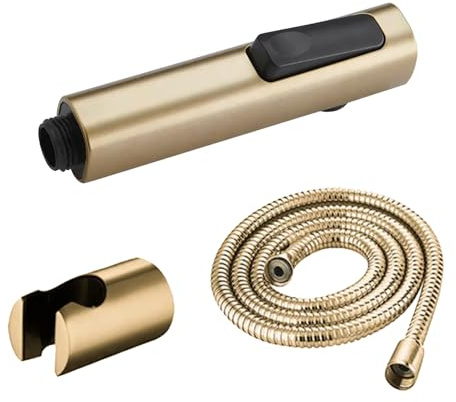 Nes Home Brushed Gold Bidet Sprayer Nozzle Muslim Shataff