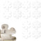 Adesivi Antiscivolo per Vasca da Bagno e Doccia,Set di 24 con Raschietto di Alta qualità,Adesivi Antiscivolo Doccia,Adesivi Doccia Antiscivolo,Sicurezza e Comfort nel Tuo Bagno (Trasparente)