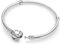 Kelayshia Charm Armband Silber 925, Moments Armband für Damen in Silber, Herz Bettelarmband 20 cm